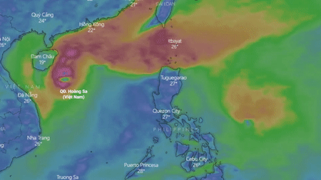 Du bao duong di cua bao so 9 sau khi hinh thanh hinh anh