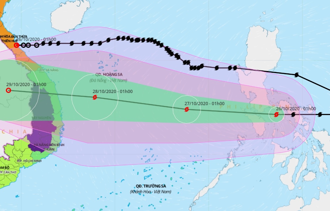 bao Molave manh cap 13 tren Bien Dong anh 1