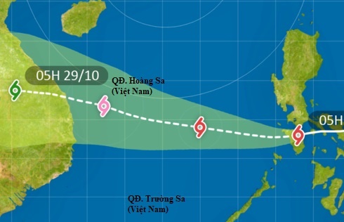 Bao Molave vao Bien Dong sang nay, manh cap 12 hinh anh