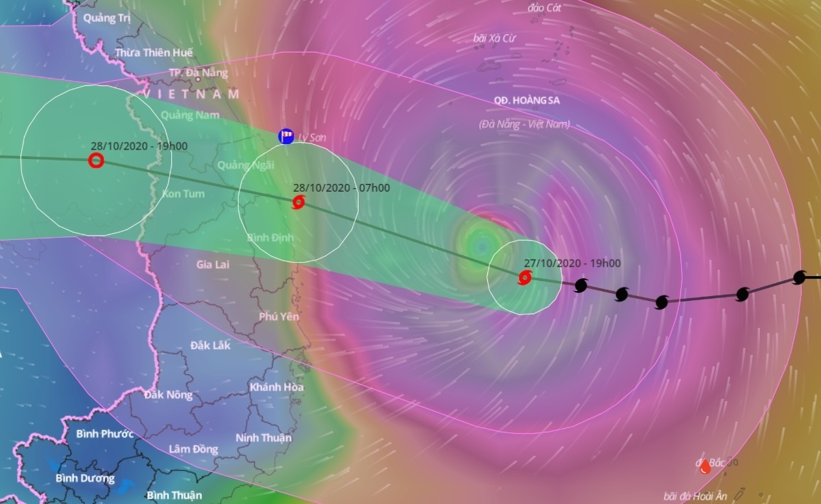 Bao so 9 dang o giai doan manh nhat hinh anh