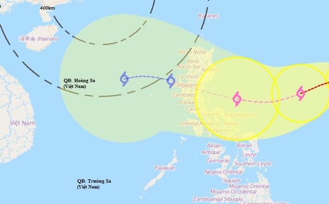 Bao Goni di chuyen nhanh khi vao Bien Dong hinh anh