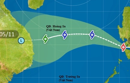 Bao Goni manh cap 12, ap sat Bien Dong hinh anh