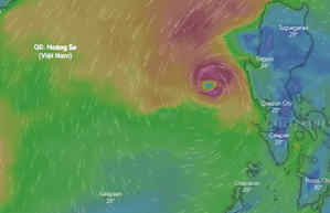 Du bao duong di cua sieu bao Goni truoc khi vao Bien Dong hinh anh