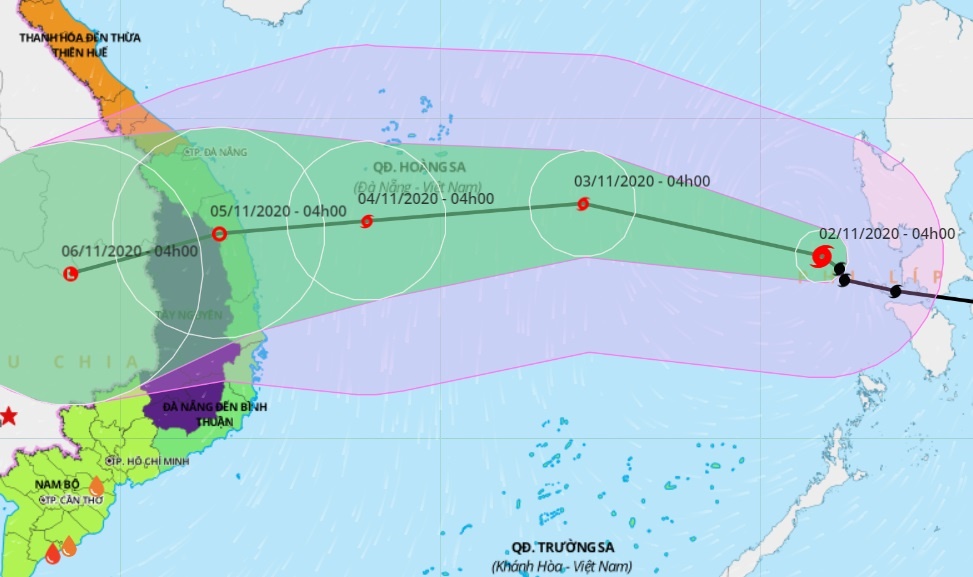 Bao Goni vao Bien Dong hinh anh