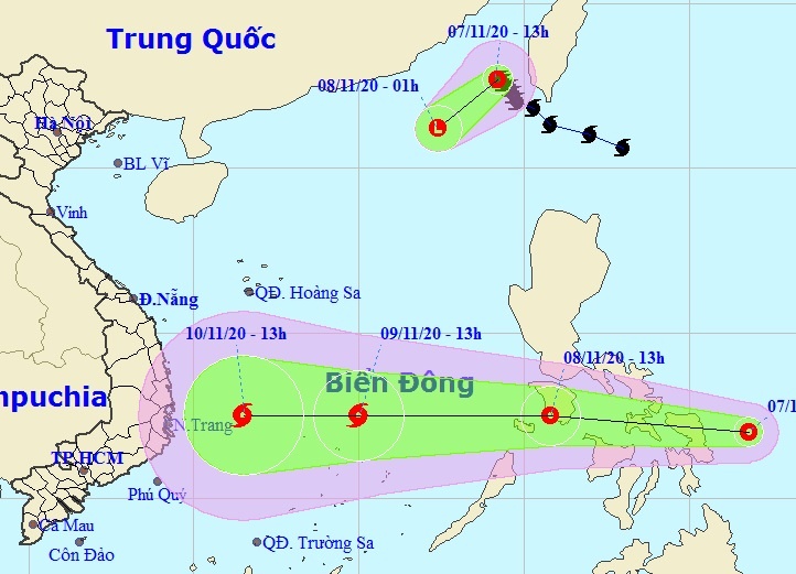 bao so 11 suy yeu tren Bien Dong anh 1