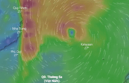 Du bao duong di cua ap thap nhiet doi sap vao Bien Dong hinh anh