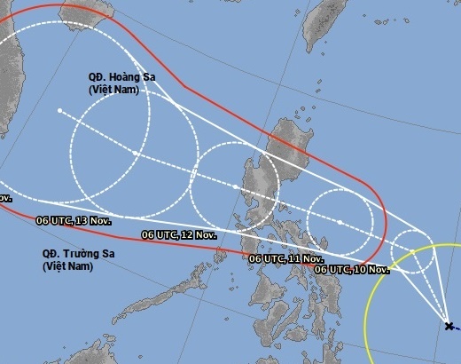 Bien Dong sap hung bao cap 13 hinh anh