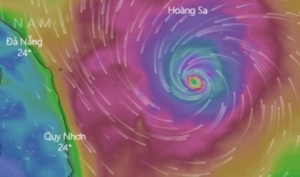 Du bao duong di cua con bao sap vao Bien Dong hinh anh