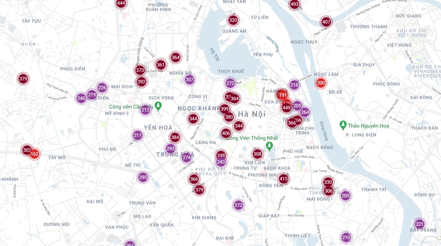 Ha Noi o nhiem khong khi nghiem trong anh 2