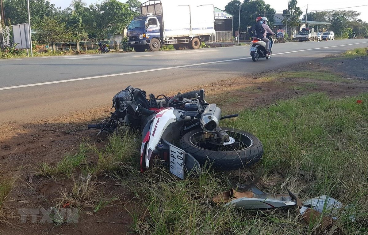 tai nan xe may khien mot nguoi tu vong o Binh Phuoc anh 1