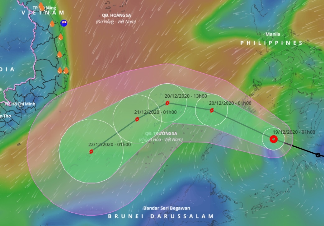 ap thap nhiet doi tren Bien Dong anh 1