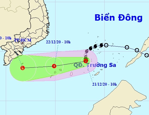 bao so 14 suy yeu tren Bien Dong anh 1