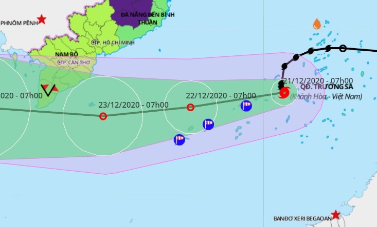 Bao so 14 anh huong the nao den Nam Bo? hinh anh