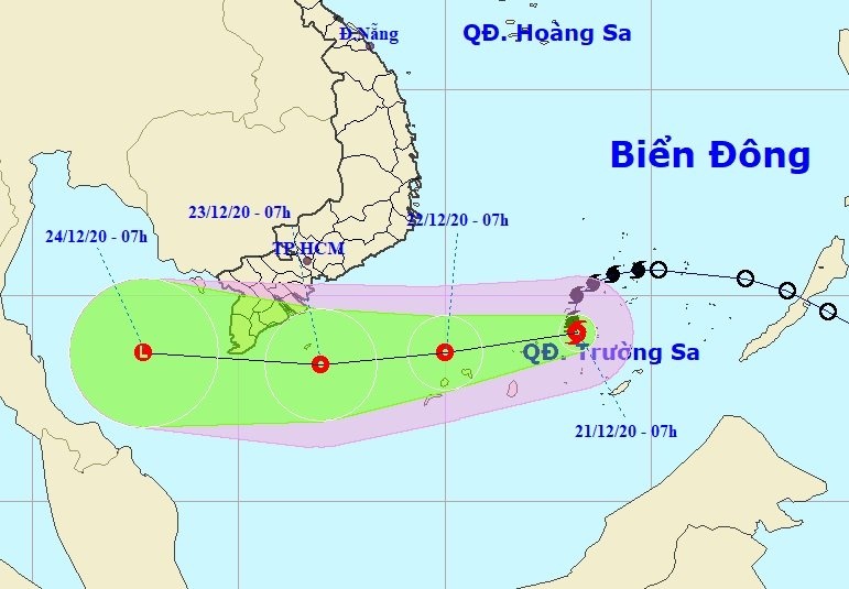 bao so 14 tren Bien Dong anh 1