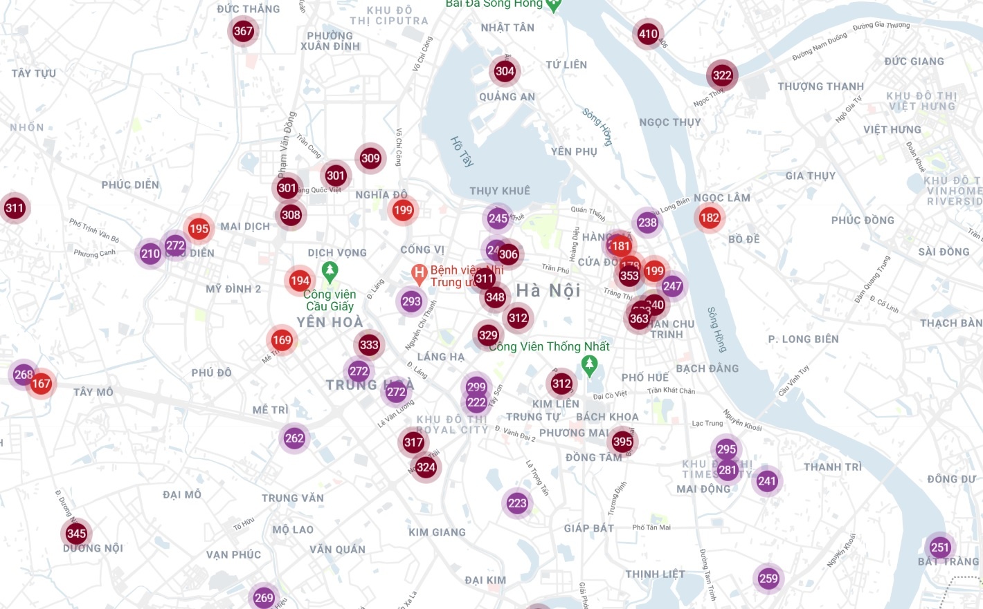 o nhiem khong khi nghiem trong tai Ha Noi anh 1