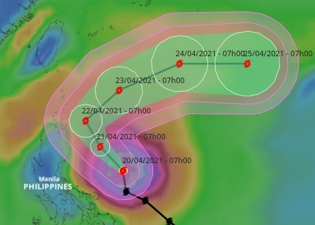 Sieu bao Surigae suy yeu nhanh hinh anh