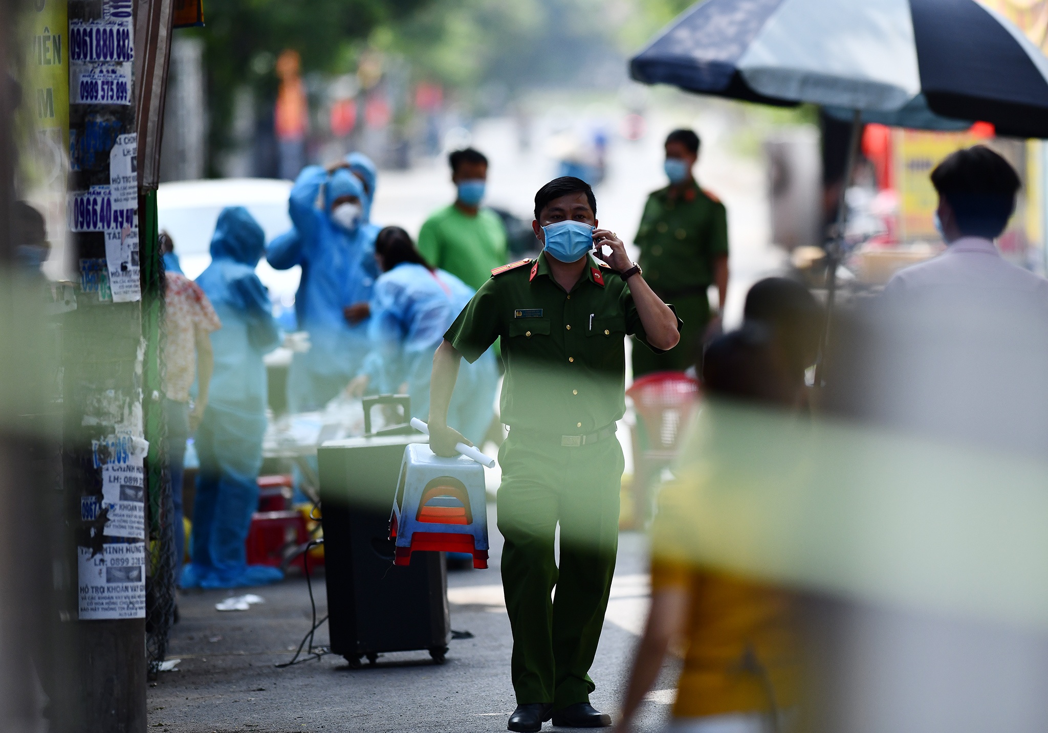 Bac Giang cach ly xa hoi huyen Viet Yen hinh anh