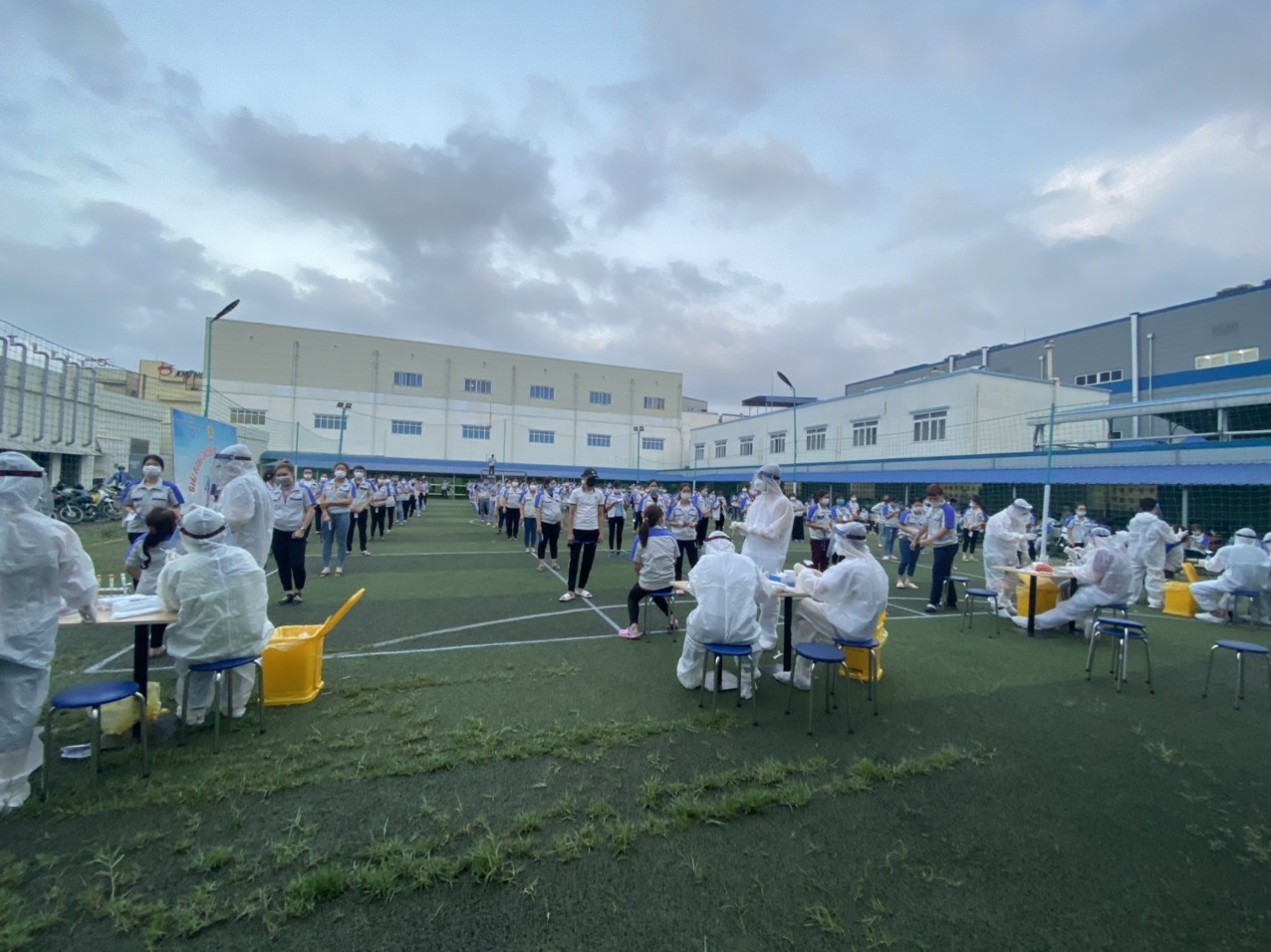 cong nhan mac Covid-19 o Bac Giang anh 1