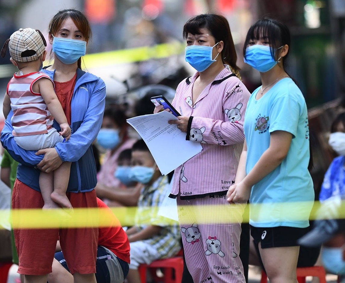 Cach ly xa hoi them mot huyen o Bac Ninh hinh anh