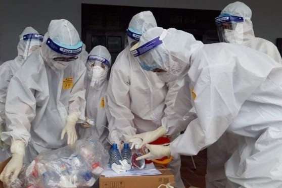 Bac Giang xet nghiem nhanh Covid-19 o 3 diem nong hinh anh