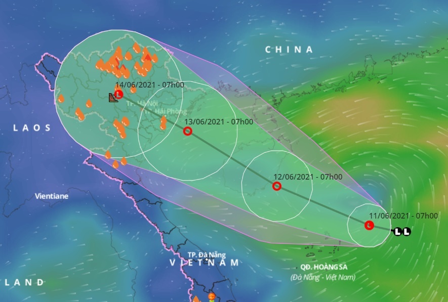 ap thap nhiet doi tren Bien Dong anh 1
