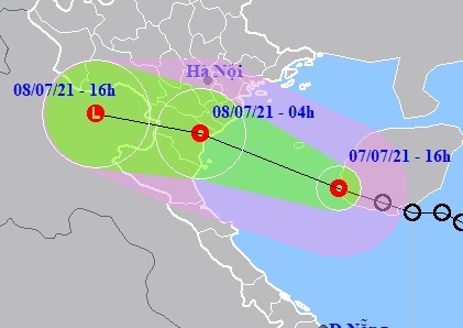 ap thap nhiet doi tren Bien Dong anh 1