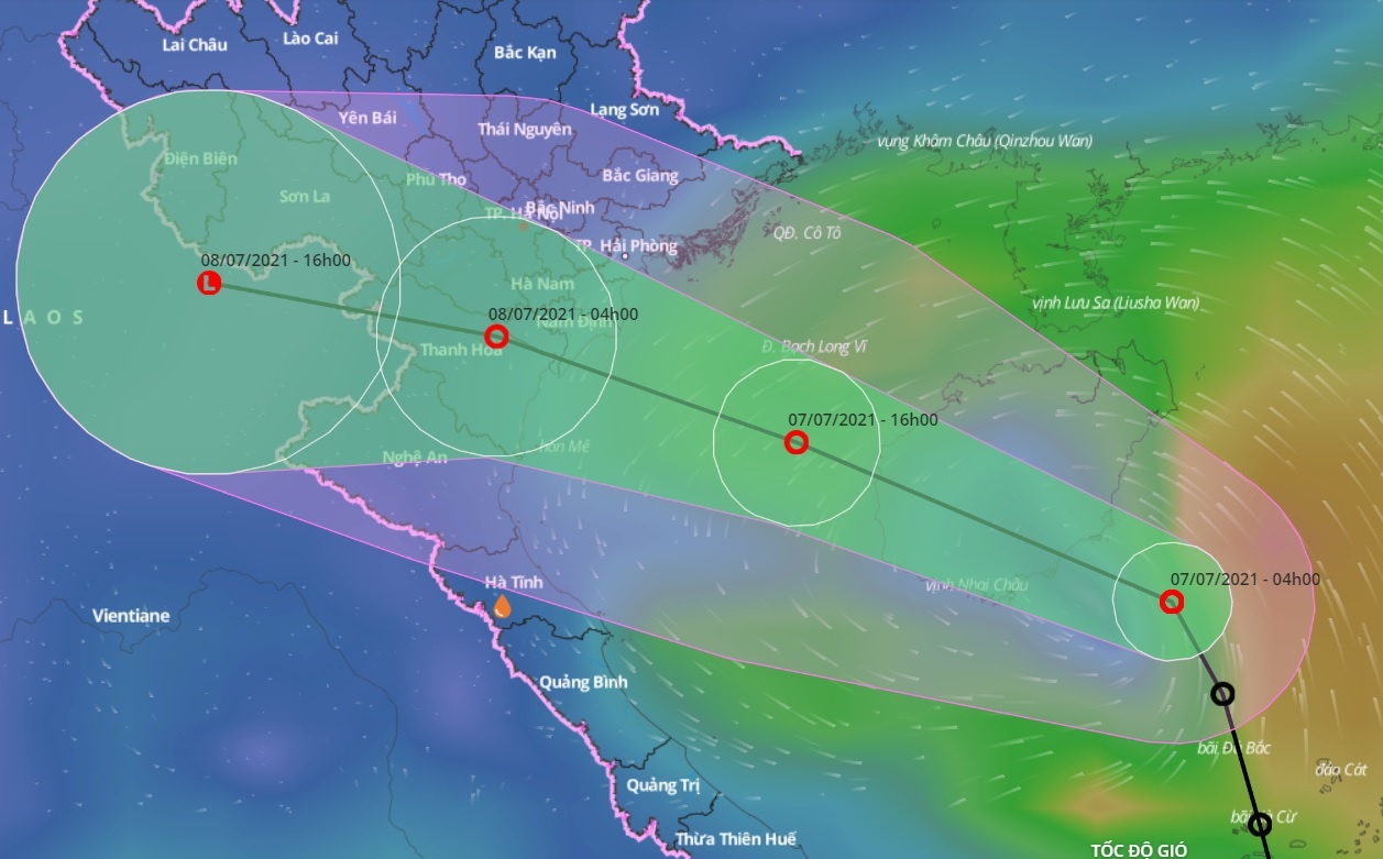 ap thap nhiet doi tren Bien Dong anh 1