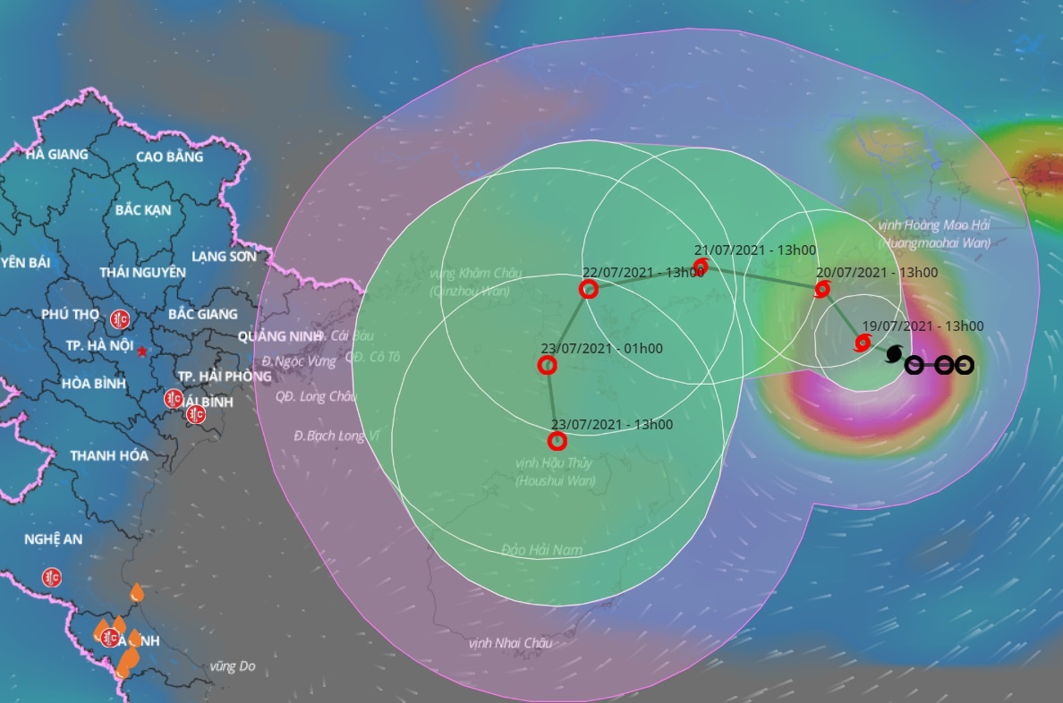 Bao so 3 hinh thanh tren Bien Dong hinh anh