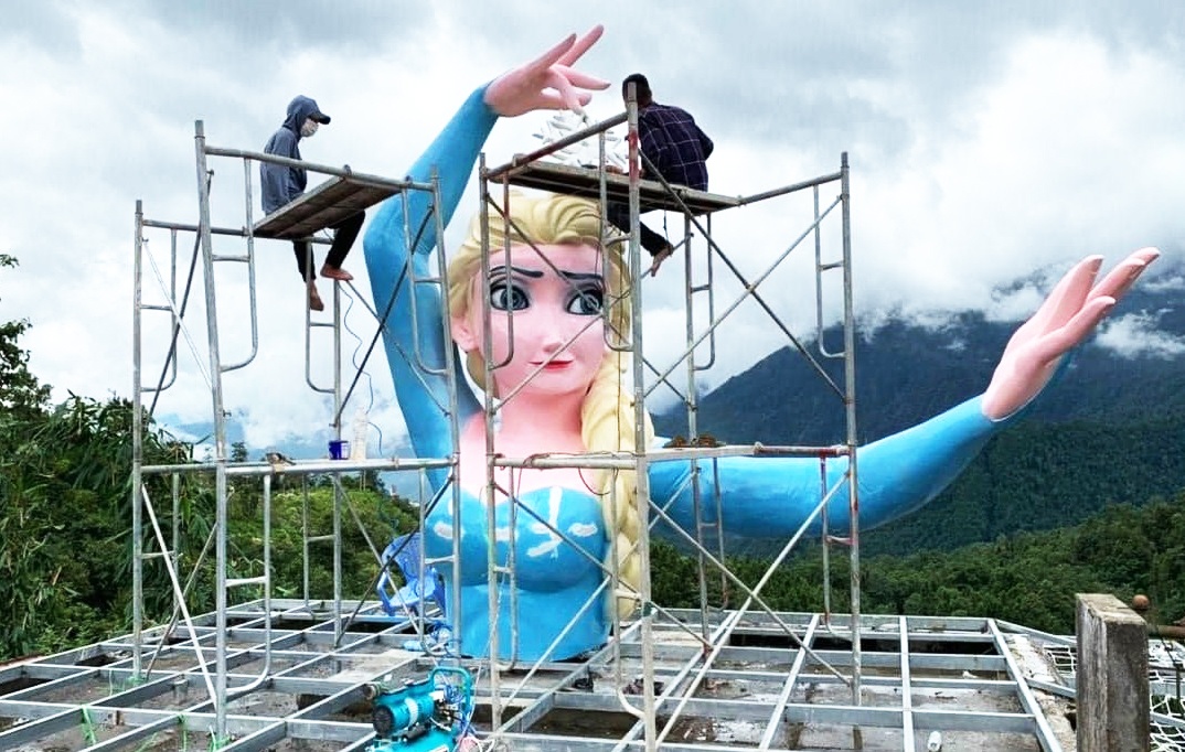 Sa Pa kiem tra giay phep cong trinh Nu hoang bang gia hinh anh