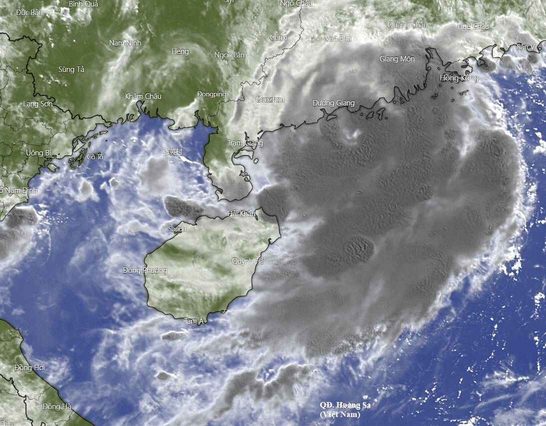 Du bao duong di cua bao so 3 tren Bien Dong ngay 20/7 hinh anh