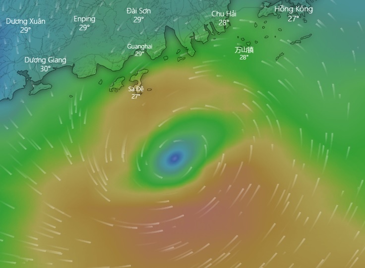 Du bao duong di cua ap thap nhiet doi tren Bien Dong hinh anh