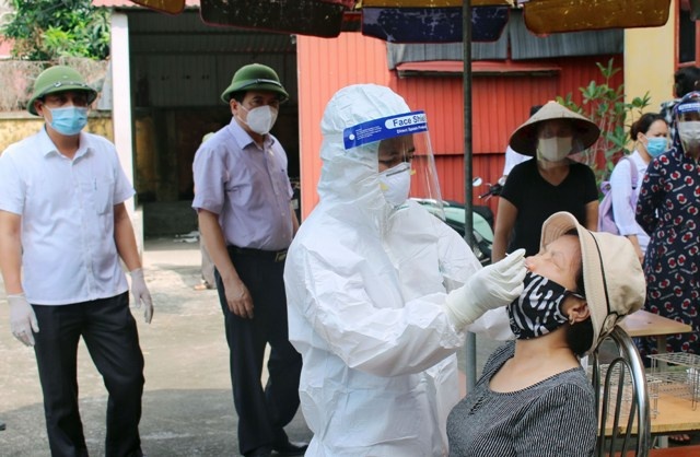 Hai Duong xet nghiem tim F0 anh 1