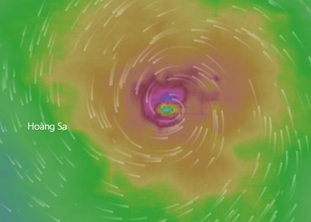 Du bao duong di cua bao Conson sap vao Bien Dong hinh anh