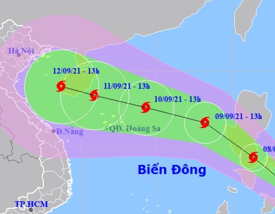 Bao Conson manh len khi vao Bien Dong hinh anh