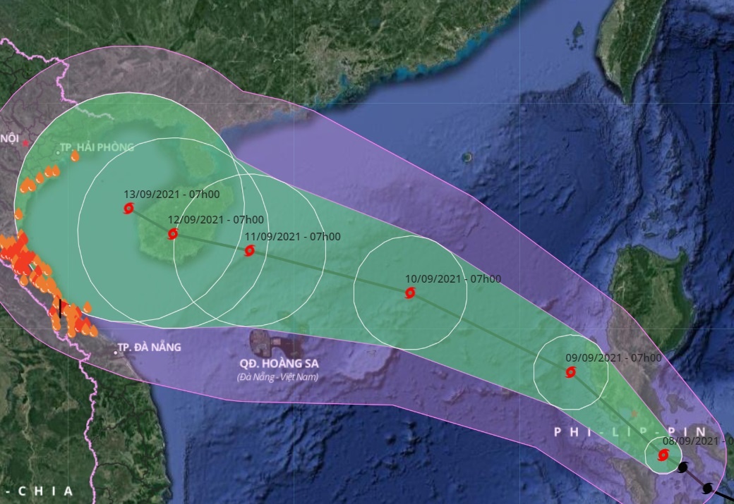 Hai kich ban di chuyen cua bao Conson tren Bien Dong hinh anh