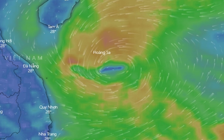 Du bao duong di cua bao Conson tren Bien Dong hinh anh