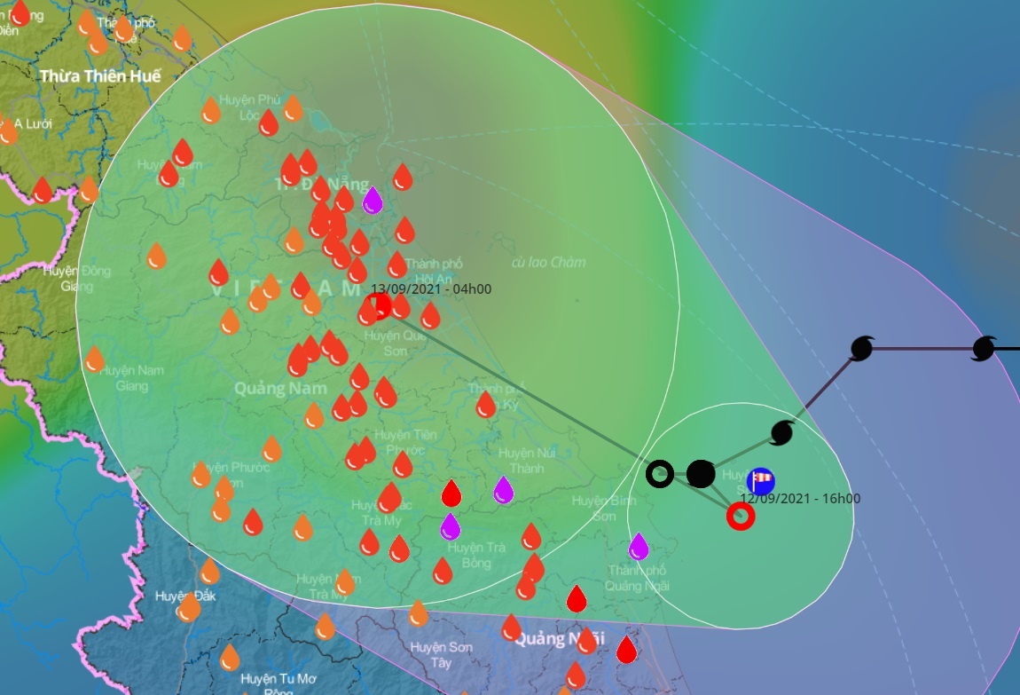 Ap thap nhiet doi van o tren bien hinh anh