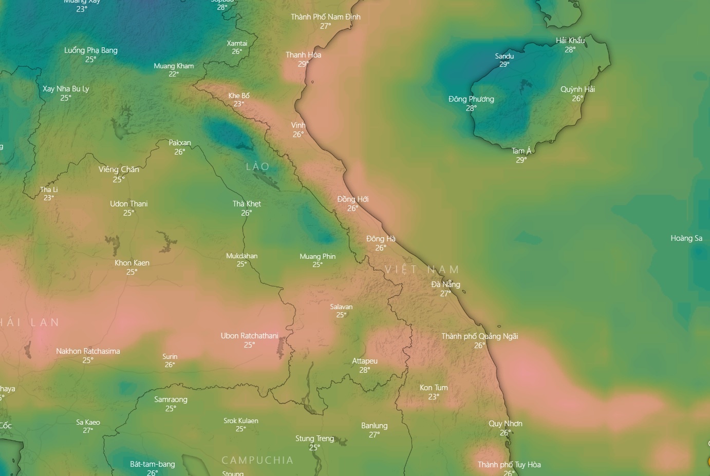 ap thap nhiet doi tren Bien Dong anh 1