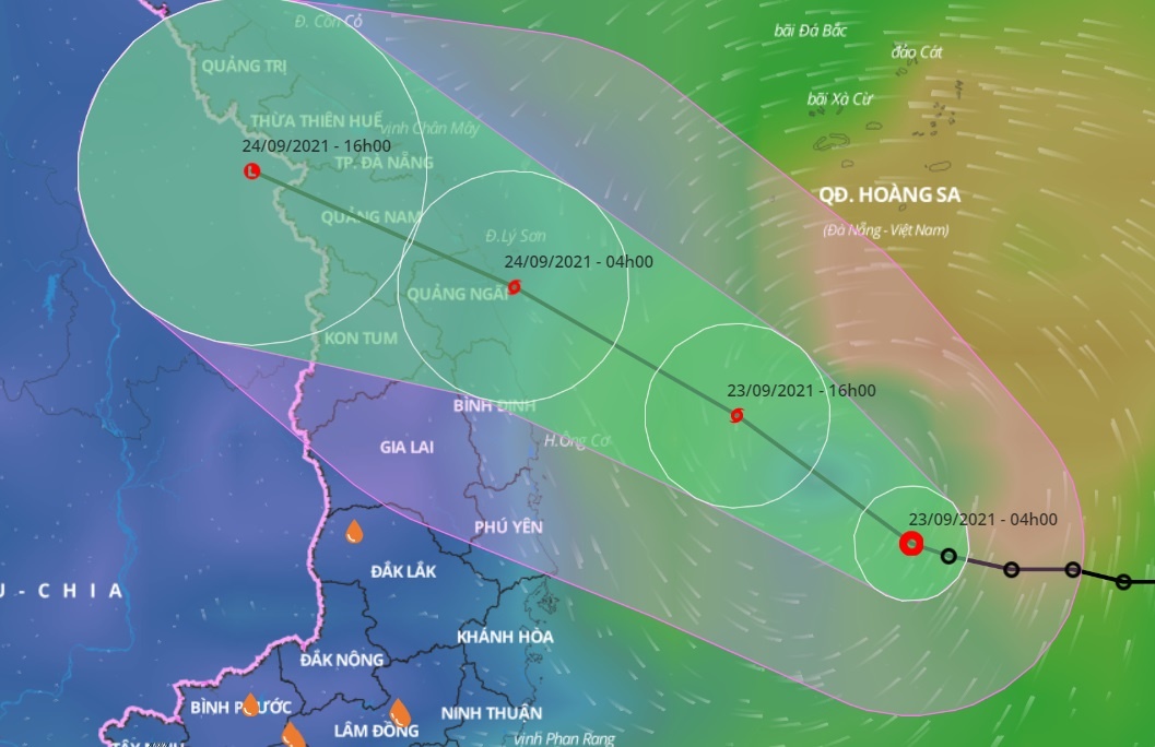 ap thap nhiet doi tren Bien Dong anh 1