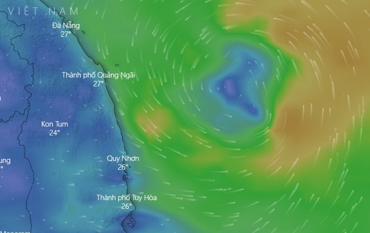 Du bao duong di cua ap thap nhiet doi tren Bien Dong hinh anh