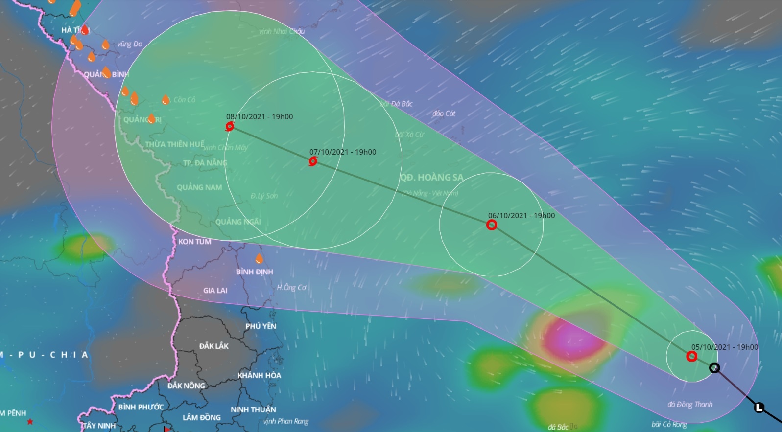 ap thap nhiet doi tren Bien Dong anh 1