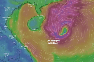 Bao so 7 doi huong lien tuc, Kompasu dang vao Bien Dong hinh anh