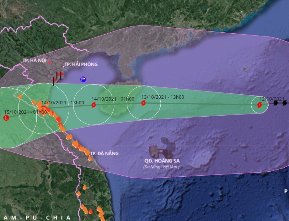 bao so 8 huong vao Bac Trung Bo anh 1