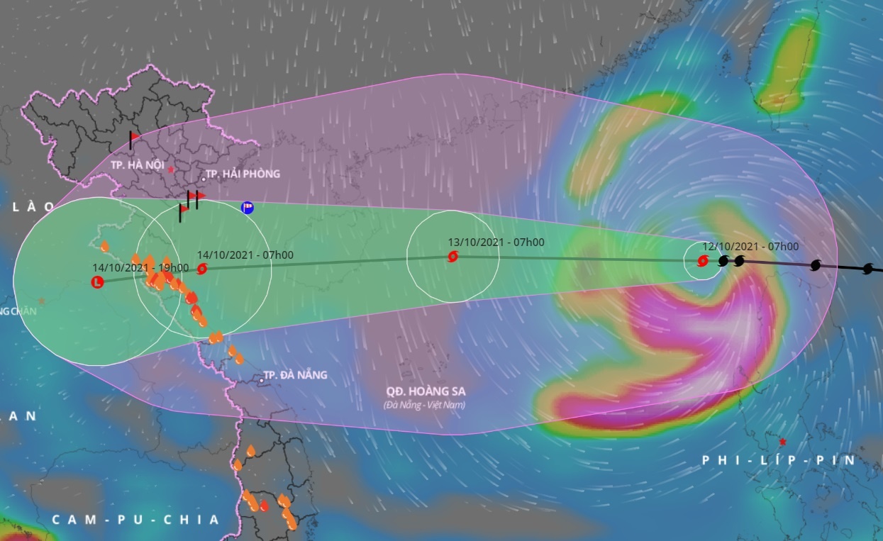 bao don dap vao Bien Dong anh 1