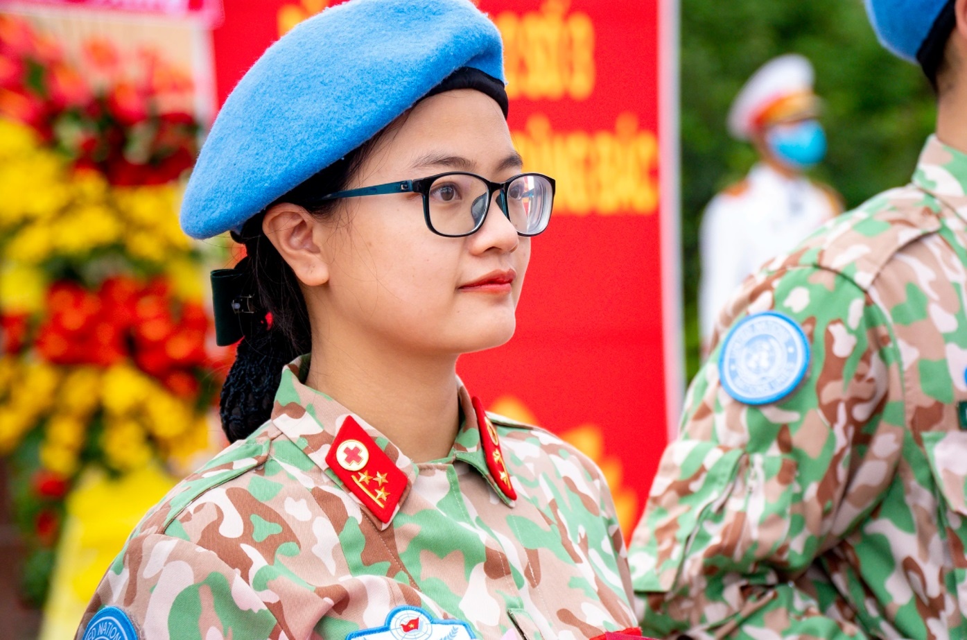 12 si quan gin giu hoa binh Lien Hop Quoc nhan nhiem vu hinh anh