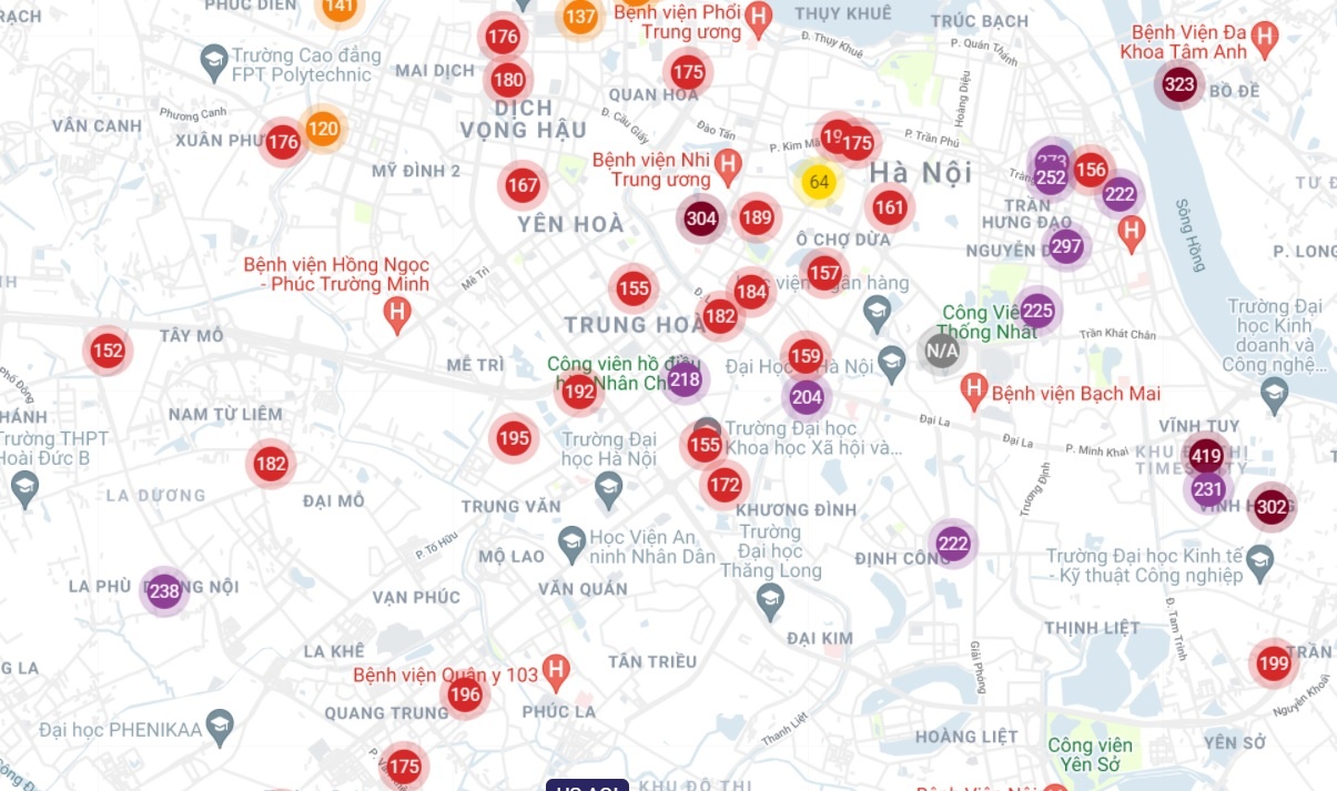 Hà Nội ô nhiễm không khí ảnh 1 Ha Noi o nhiem khong khi anh 1