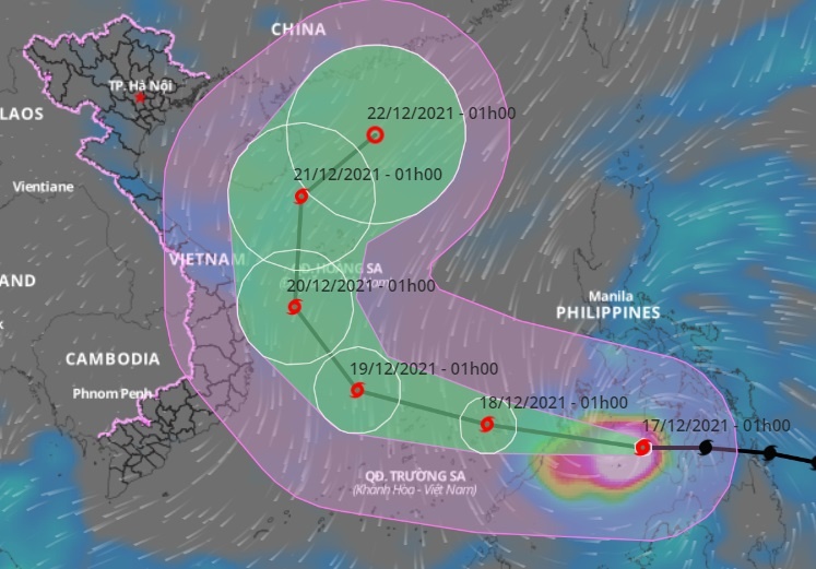 Bao Rai vao Bien Dong toi nay, gio manh cap 13-14 hinh anh