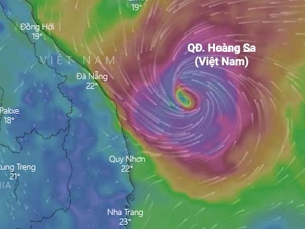 Du bao duong di cua bao so 9 - Rai tren Bien Dong hinh anh