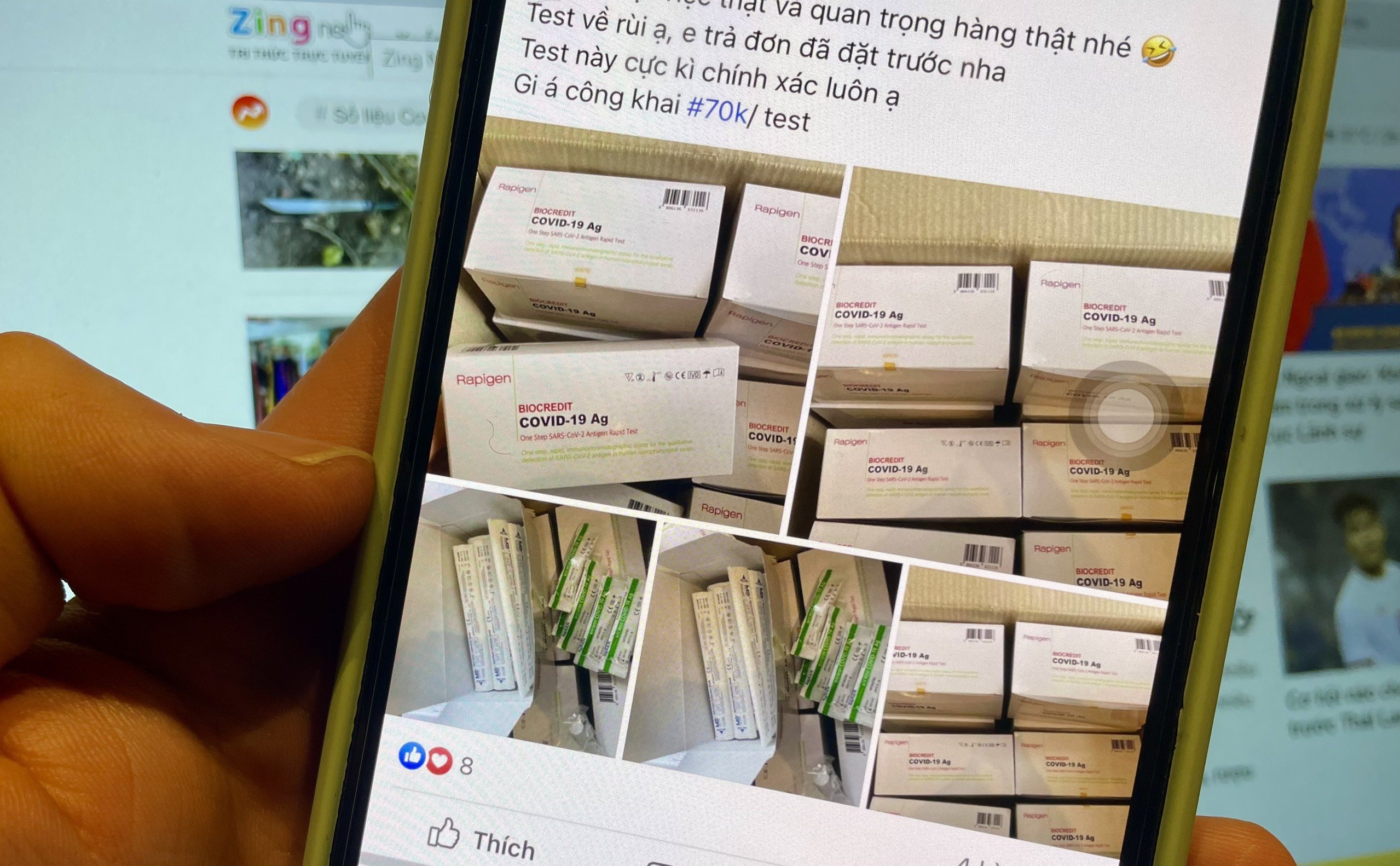 Ha Noi yeu cau xu ly tinh trang dau co, tang gia kit xet nghiem hinh anh