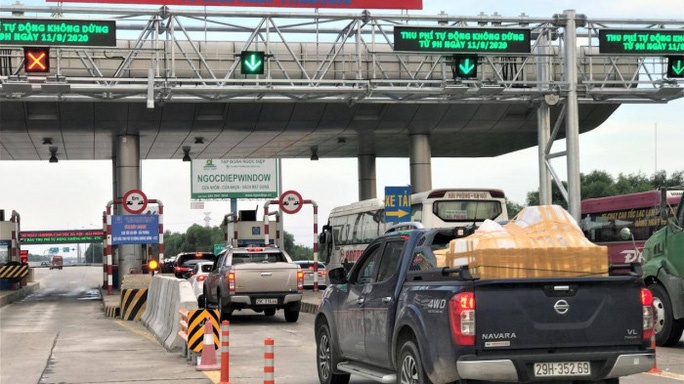 Dung thu phi bang the tra truoc o cao toc Ha Noi - Hai Phong hinh anh